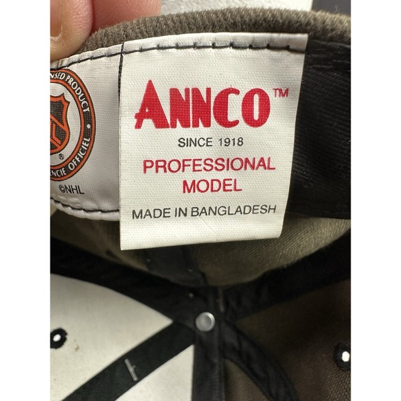 Vintage 90s New Jersey Devils Logo NHL Hockey Annco Professional StrapBack Hat - Picture 6 of 6